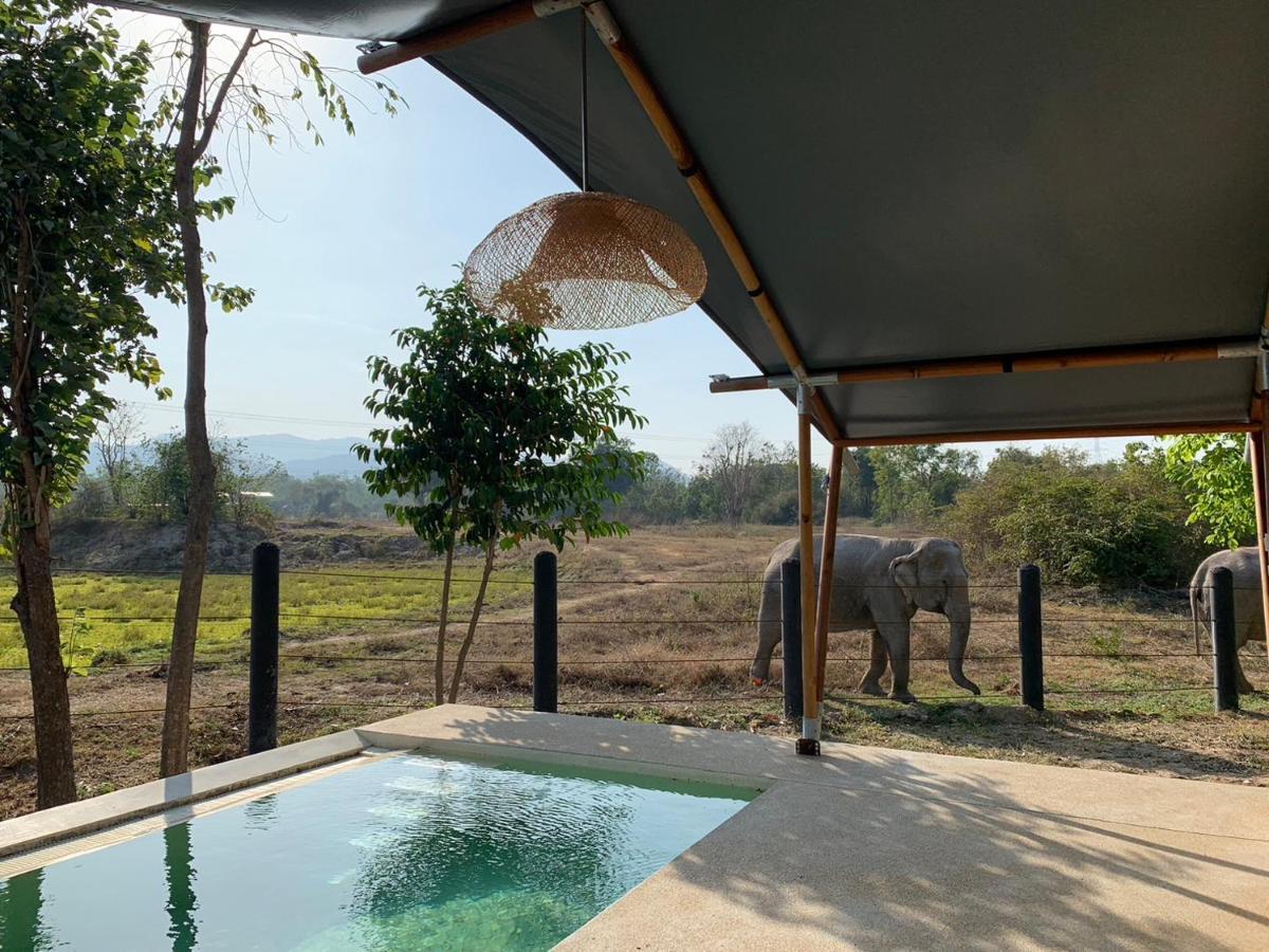 Elephant View Camp Ban Huai Thawai Exterior foto